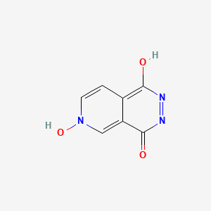 molecular formula C7H5N3O3 B3396014 1,6-Dihydroxypyrido[3,4-d]pyridazin-4-one CAS No. 89663-09-2