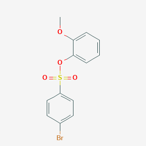 molecular formula C13H11BrO4S B339618 2-Methoxyphenyl 4-bromobenzenesulfonate 