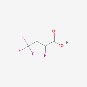 molecular formula C4H4F4O2 B3396205 2,4,4,4-Tetrafluorobutanoic acid CAS No. 1011238-71-3