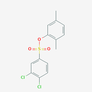 molecular formula C14H12Cl2O3S B339629 2,5-Dimethylphenyl 3,4-dichlorobenzenesulfonate 