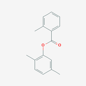 molecular formula C16H16O2 B339630 2,5-Dimethylphenyl 2-methylbenzoate 