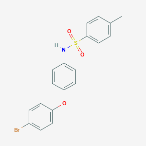 molecular formula C19H16BrNO3S B339645 N-[4-(4-bromophenoxy)phenyl]-4-methylbenzenesulfonamide 