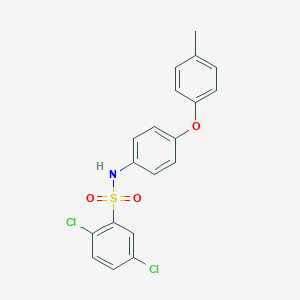 molecular formula C19H15Cl2NO3S B339648 2,5-dichloro-N-[4-(4-methylphenoxy)phenyl]benzenesulfonamide 