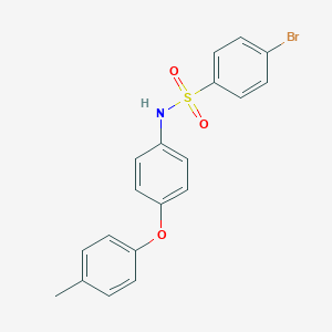 molecular formula C19H16BrNO3S B339654 4-bromo-N-[4-(4-methylphenoxy)phenyl]benzenesulfonamide 