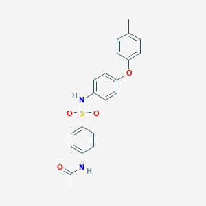 N-(4-{[4-(4-methylphenoxy)anilino]sulfonyl}phenyl)acetamide