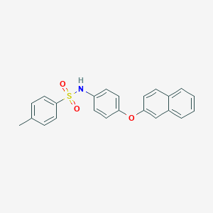 4-methyl-N-[4-(2-naphthyloxy)phenyl]benzenesulfonamide