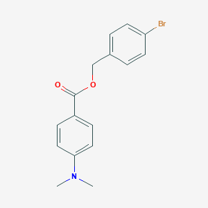 molecular formula C16H16BrNO2 B339690 4-Bromobenzyl 4-(dimethylamino)benzoate 