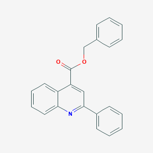 molecular formula C23H17NO2 B339700 Benzyl 2-phenyl-4-quinolinecarboxylate 