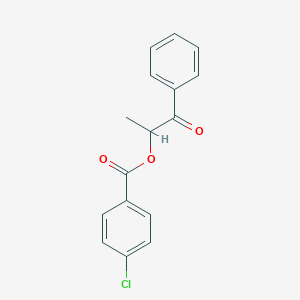 1-Methyl-2-oxo-2-phenylethyl 4-chlorobenzoate