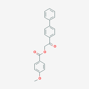 2-[1,1'-Biphenyl]-4-yl-2-oxoethyl 4-methoxybenzoate