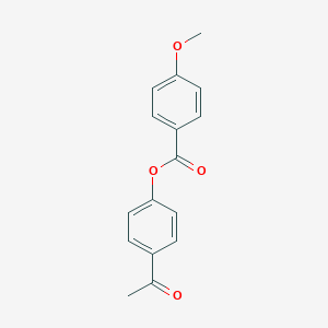 molecular formula C16H14O4 B339764 4-Acetylphenyl 4-methoxybenzoate 