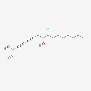 molecular formula C17H25ClO2 B033978 Panaxydol chlorohydrin CAS No. 111103-92-5