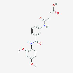 4-{3-[(2,4-Dimethoxyanilino)carbonyl]anilino}-4-oxobutanoic acid