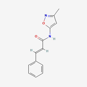 molecular formula C13H12N2O2 B3398227 N-(3-methylisoxazol-5-yl)cinnamamide CAS No. 1021249-73-9