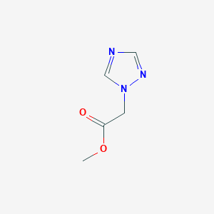 molecular formula C5H7N3O2 B033983 2-(1H-1,2,4-三唑-1-基)乙酸甲酯 CAS No. 106535-16-4