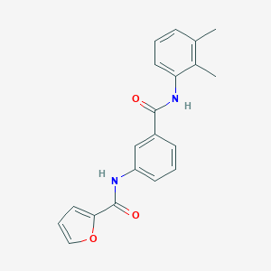 molecular formula C20H18N2O3 B339835 N-{3-[(2,3-dimethylanilino)carbonyl]phenyl}-2-furamide 