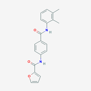 molecular formula C20H18N2O3 B339836 N-{4-[(2,3-dimethylanilino)carbonyl]phenyl}-2-furamide 
