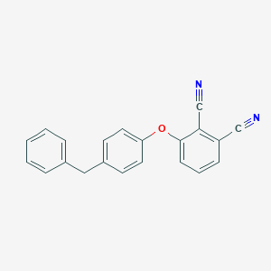 molecular formula C21H14N2O B339869 3-(4-Benzylphenoxy)phthalonitrile 