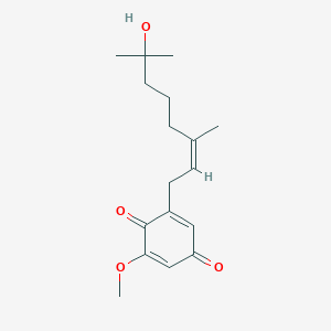 molecular formula C17H24O4 B033989 Verapliquinone D CAS No. 109954-46-3