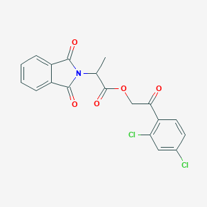 2-(2,4-dichlorophenyl)-2-oxoethyl 2-(1,3-dioxo-1,3-dihydro-2H-isoindol-2-yl)propanoate