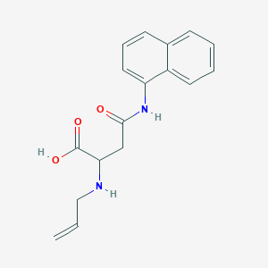 molecular formula C17H18N2O3 B3399073 2-(Allylamino)-4-(naphthalen-1-ylamino)-4-oxobutanoic acid CAS No. 1037780-67-8