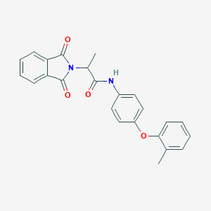 2-(1,3-dioxo-1,3-dihydro-2H-isoindol-2-yl)-N-[4-(2-methylphenoxy)phenyl]propanamide