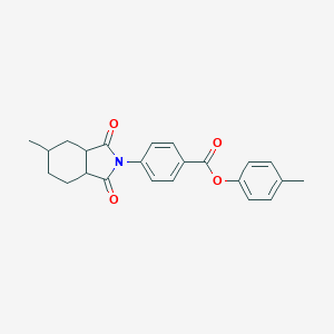 4-methylphenyl 4-(5-methyl-1,3-dioxooctahydro-2H-isoindol-2-yl)benzoate