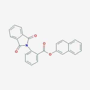 molecular formula C25H15NO4 B339936 2-naphthyl 2-(1,3-dioxo-1,3-dihydro-2H-isoindol-2-yl)benzoate 
