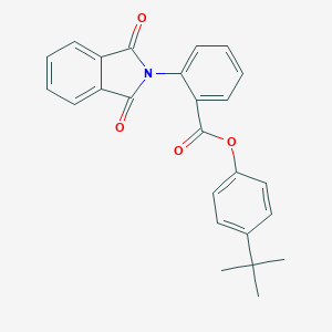 molecular formula C25H21NO4 B339938 4-tert-butylphenyl 2-(1,3-dioxo-1,3-dihydro-2H-isoindol-2-yl)benzoate 