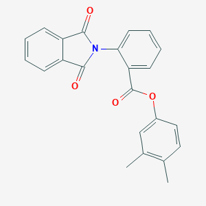 molecular formula C23H17NO4 B339939 3,4-dimethylphenyl 2-(1,3-dioxo-1,3-dihydro-2H-isoindol-2-yl)benzoate 
