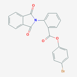 molecular formula C21H12BrNO4 B339940 4-bromophenyl 2-(1,3-dioxo-1,3-dihydro-2H-isoindol-2-yl)benzoate 