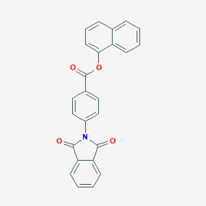 molecular formula C25H15NO4 B339947 1-naphthyl 4-(1,3-dioxo-1,3-dihydro-2H-isoindol-2-yl)benzoate 