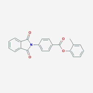 molecular formula C22H15NO4 B339948 2-methylphenyl 4-(1,3-dioxo-1,3-dihydro-2H-isoindol-2-yl)benzoate 