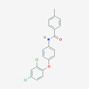 molecular formula C20H15Cl2NO2 B339956 N-[4-(2,4-dichlorophenoxy)phenyl]-4-methylbenzamide 
