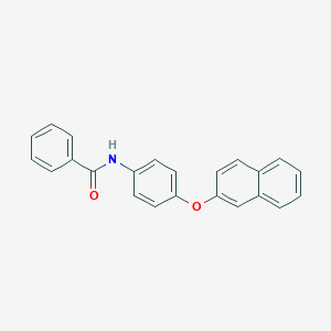 molecular formula C23H17NO2 B339958 N-[4-(2-naphthyloxy)phenyl]benzamide 