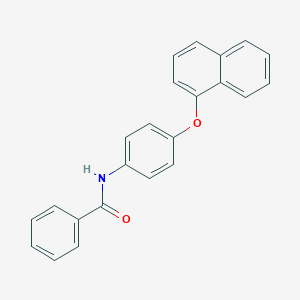 molecular formula C23H17NO2 B339959 N-[4-(1-naphthyloxy)phenyl]benzamide 