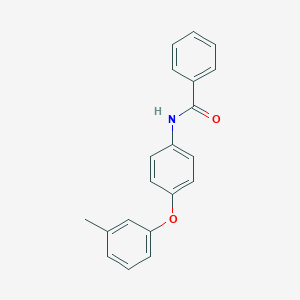 molecular formula C20H17NO2 B339960 N-[4-(3-methylphenoxy)phenyl]benzamide 