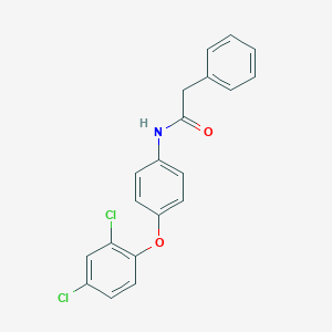 molecular formula C20H15Cl2NO2 B339961 N-[4-(2,4-dichlorophenoxy)phenyl]-2-phenylacetamide 