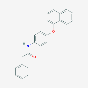 molecular formula C24H19NO2 B339963 N-[4-(1-naphthyloxy)phenyl]-2-phenylacetamide 