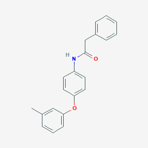 N-[4-(3-methylphenoxy)phenyl]-2-phenylacetamide