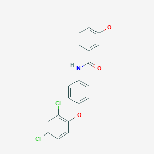 molecular formula C20H15Cl2NO3 B339967 N-[4-(2,4-dichlorophenoxy)phenyl]-3-methoxybenzamide 