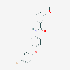 molecular formula C20H16BrNO3 B339969 N-[4-(4-bromophenoxy)phenyl]-3-methoxybenzamide 