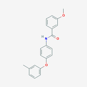 3-methoxy-N-[4-(3-methylphenoxy)phenyl]benzamide