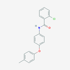 molecular formula C20H16ClNO2 B339979 2-chloro-N-[4-(4-methylphenoxy)phenyl]benzamide 