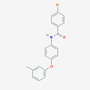 molecular formula C20H16BrNO2 B339980 4-bromo-N-[4-(3-methylphenoxy)phenyl]benzamide 
