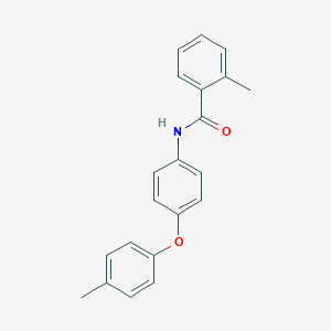 molecular formula C21H19NO2 B339986 2-methyl-N-[4-(4-methylphenoxy)phenyl]benzamide 
