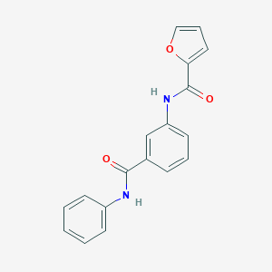 N-[3-(phenylcarbamoyl)phenyl]furan-2-carboxamide