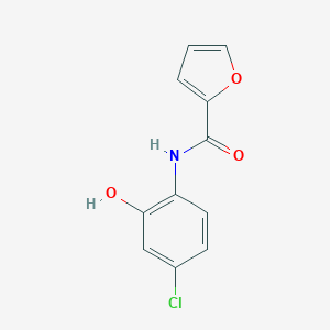 molecular formula C11H8ClNO3 B339988 N-(4-chloro-2-hydroxyphenyl)furan-2-carboxamide 