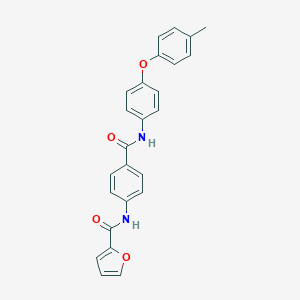 N-(4-{[4-(4-methylphenoxy)anilino]carbonyl}phenyl)-2-furamide