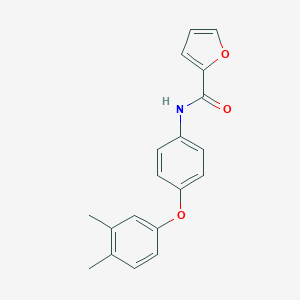 molecular formula C19H17NO3 B339992 N-[4-(3,4-dimethylphenoxy)phenyl]furan-2-carboxamide 